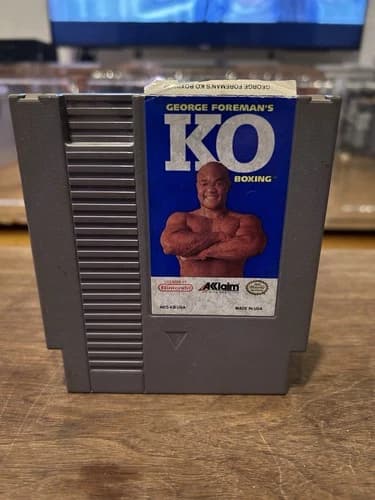 George Foreman's KO Boxing (Nintendo, 1992) Cart Only Tested Authentic