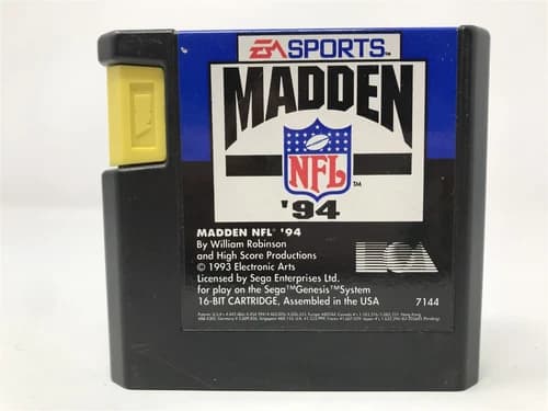 Madden NFL '94 - Sega Genesis - Game Cart Only