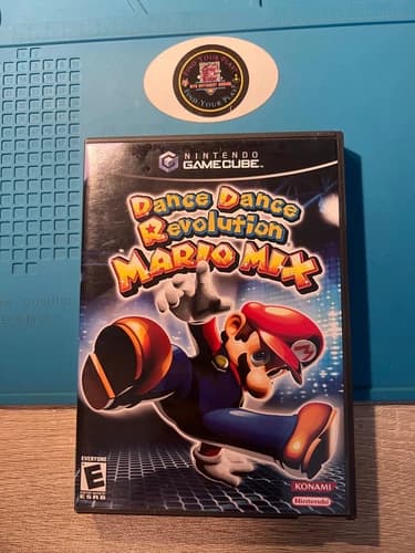 CIB Nintendo GameCube Game - Dance Dance Revolution Mario Mix