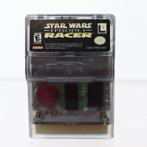 Star Wars Episode 1 Racer (Nintendo Game Boy Color 1999) w/ battery cover