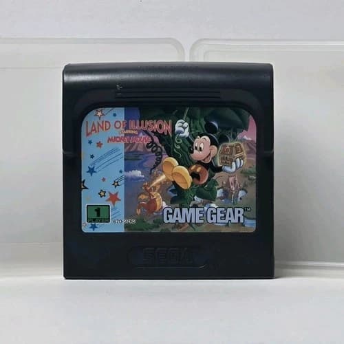 Sega Game Gear - Mickey Mouse Land of Illusion - Video Game Tested Works Great