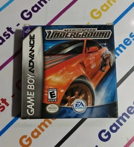 NEED FOR SPEED UNDERGROUND NINTENDO GAME BOY ADVANCE GBA NTSC-USA COMPLETE