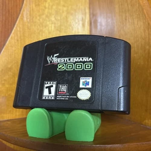 WWF WrestleMania 2000 (Nintendo 64 N64, 1999) Authentic (WWE) Tested
