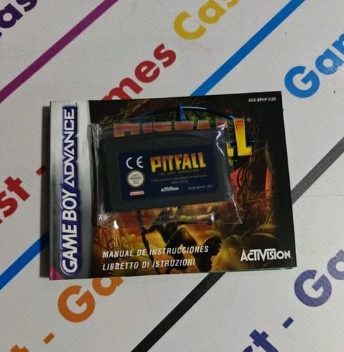 NINTENDO GAMEBOY ADVANCE PITFALL THE LOST EXPEDITION ITALIAN GBA ORIGINAL