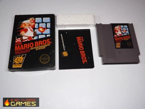 Super Mario Bros. COMPLETE BOX - NINTENDO NES - 527a