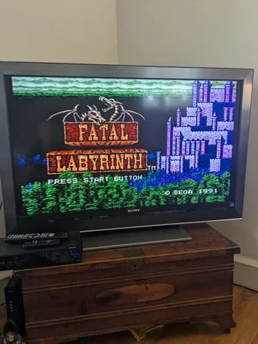 Fatal Labyrinth (Sega Genesis, 1991) Authentic! Tested working