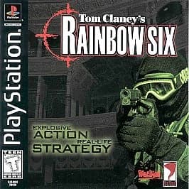 Tom Clancy's Rainbow Six Sony Playstation PS1 BL USED Complete Good Condition