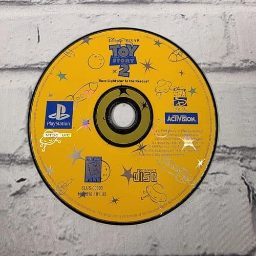Toy Story 2 Sony PlayStation 1 PS1 Game DISC ONLY