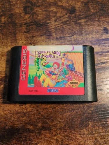 McDonald's Treasure Land Adventure – Genesis – Blockbuster Rental Copy – Tested