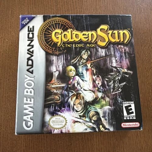 GOLDEN SUN THE LOST AGE FOR NINTENDO GAME BOY ADVANCE (GBA) COMPLETE
