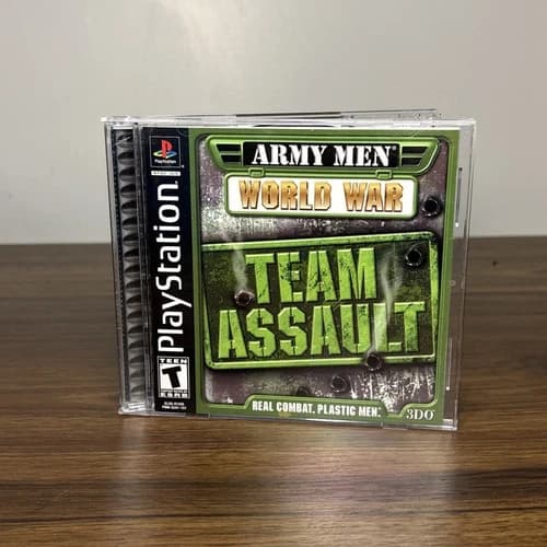 Army Men World War Team Assault - PlayStation 1 Ps1 Game - Tested & Works R1