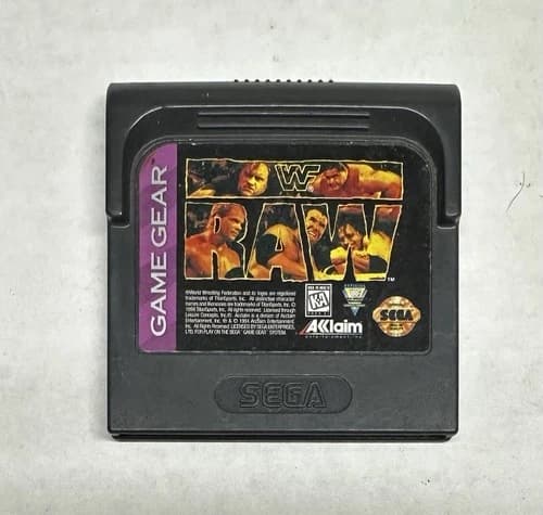 SEGA Game Gear - WWF Raw - Cartridge Only