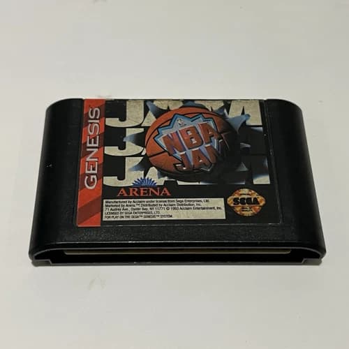 NBA Jam (Sega Genesis, 1994) Cart Only Tested