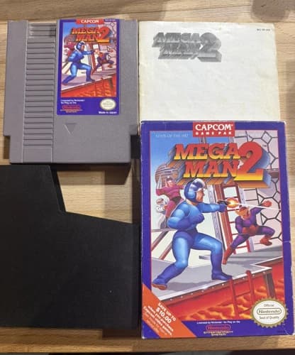 Mega Man 2 NES CIB Complete In Box Nintendo Authentic Tested Working