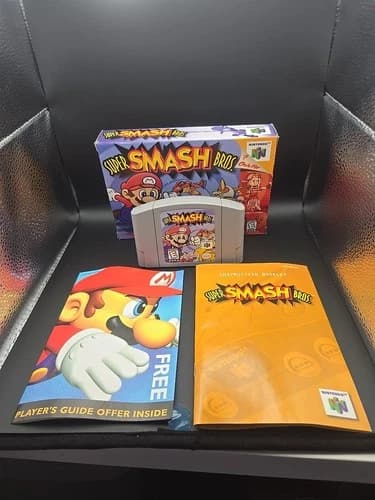 Super Smash Bros 64 (Nintendo N64 1996) CIB Complete Game