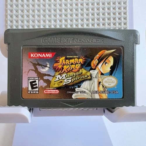 Shaman King Master Of Spirits (Nintendo Game Boy Advance, 2004) Tested Working