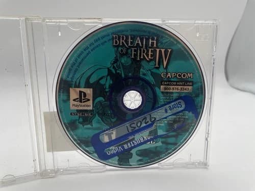Breath Of The Fire IV - Sony PlayStation 1 Ps1 Disc Only - Resurfaced TESTED