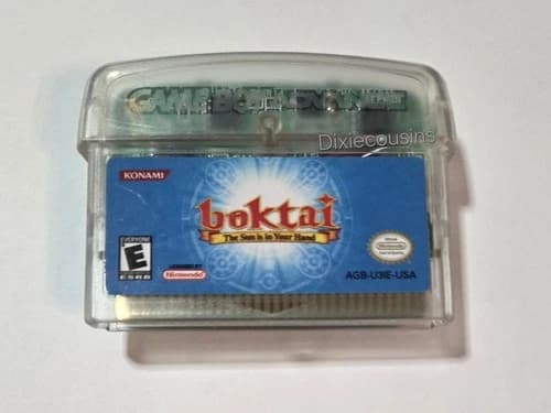 BOKTAI Sun Is in Your Hand GameBoy Advance GBA Authentic Tested *Cartridge Only