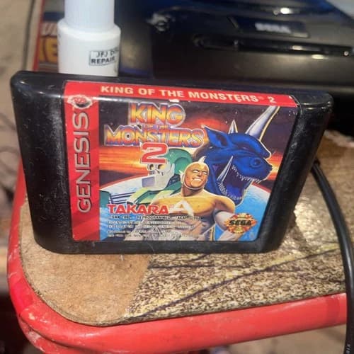 King of the Monsters 2 (Sega Genesis, 1994) Cartridge Only ~ Tested Free Ship