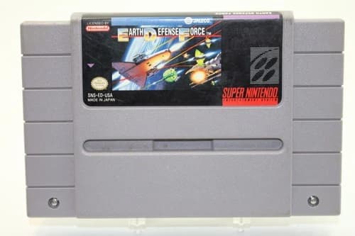 Earth Defense Force Nintendo SNES authentic