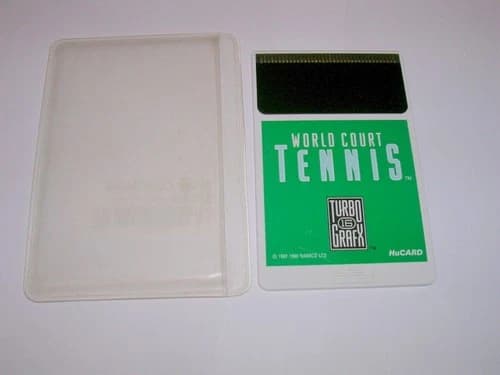 World Court Tennis (Turbo GrafX TG-16) Game HuCard