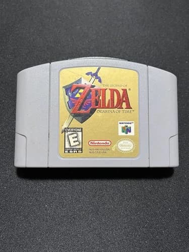Legend of Zelda: Ocarina of Time (Nintendo 64, N64, 1996) Authentic, Tested/Work