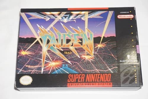 Raiden Trad (Super Nintendo SNES) Complete in Box CIB