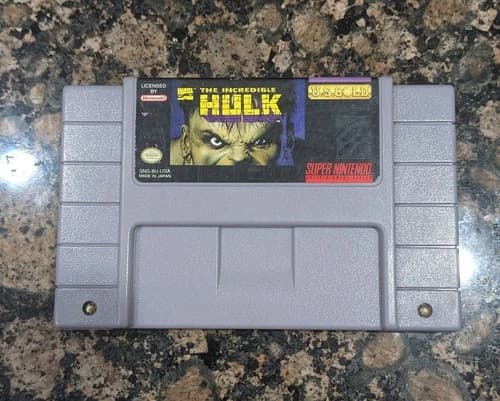 Incredible HULK Super Nintendo SNES - Cartridge Only