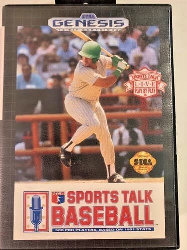 Sports Talk Baseball (Sega Genesis: 1992)