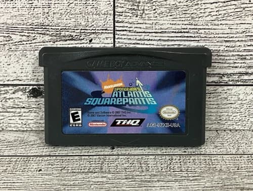 SpongeBob's Atlantis SquarePantis GBA (Nintendo GameBoy Advance) - Authentic