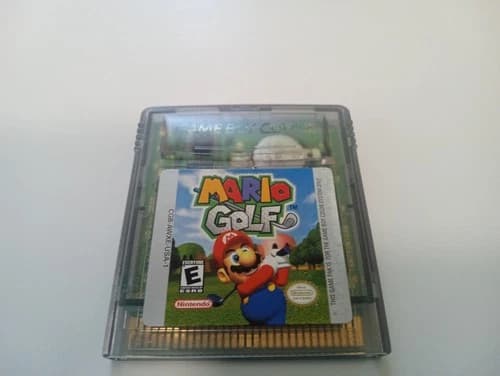 Mario Golf Nintendo Game Boy Color GBC cartridge only *save still works*