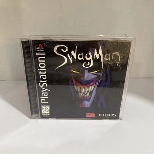 Swagman PS1 PlayStation 1 PSOne Complete CIB Tested Working Black Label 1996 PS1