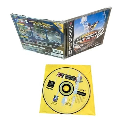 Sony PlayStation 1 PS1 CIB Complete TESTED Tony Hawk's Pro Skater 2 BL CF