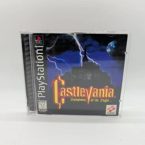 Castlevania: Symphony of the Night PS1 (PlayStation 1, 1997) CIB Black Label Reg