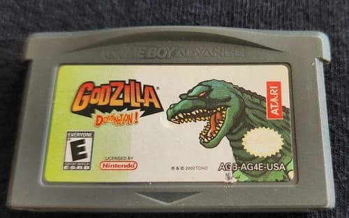 Godzilla: Domination Cartridge! Nintendo Game Boy Advance GBA Authentic