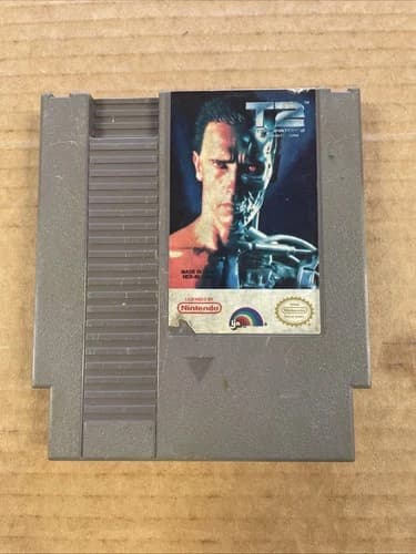 (J1225) T2 Terminator 2: Judgment Day (Nintendo NES, 1992) Cartridge Only Tested