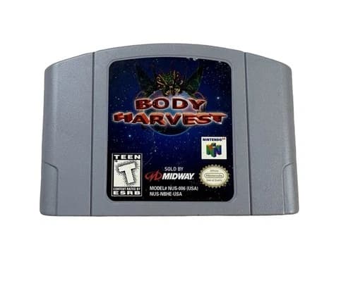 Body Harvest (Nintendo 64, 1998) N64 Game Cartridge Only Tested Authentic