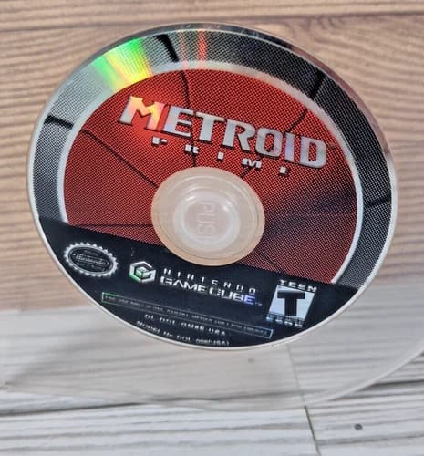 Metroid Prime (Nintendo GameCube 2004) DISC ONLY Authentic Tested Rough