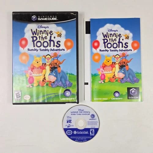 Winnie the Pooh's Rumbly Tumbly Adventure (Nintendo GameCube, 2005) Complete GUC