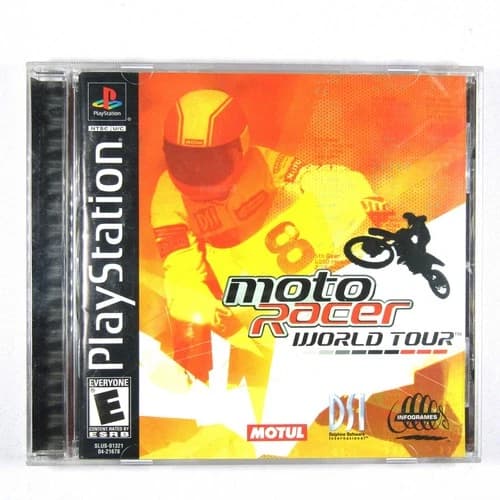 Moto Racer World Tour CIB Playstation Authentic Tested Complete in Box
