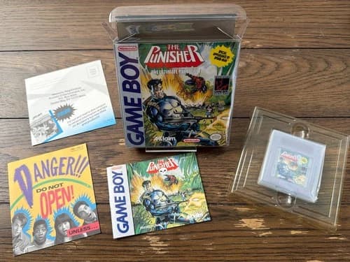 The Punisher Ultimate Payback Nintendo Game Boy | 100% Complete CIB Authentic