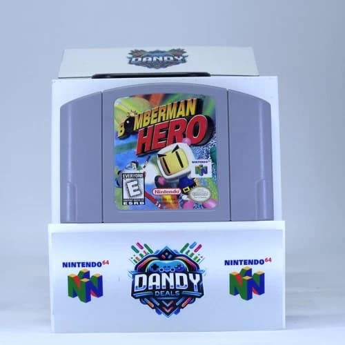 Bomberman Hero N64 Authentic, Tested - Nintendo 64
