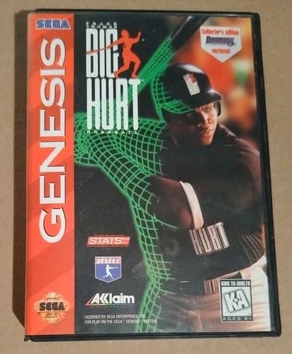 Frank Thomas Big Hurt Baseball (Sega Genesis, 1995)