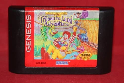 McDonald's Treasure Land Adventure (Sega Genesis, 1993) Authentic Game Cartridge