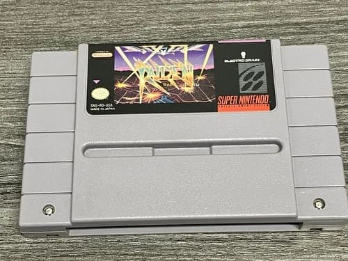 Raiden Trad (Super Nintendo SNES, 1992) Authentic! Cleaned & TESTED! **VGC**