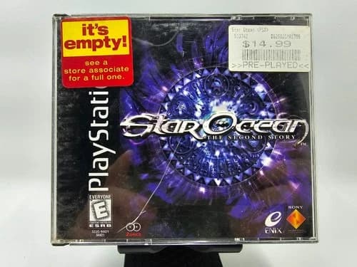Star Ocean: The Second Story (Sony PlayStation 1 PS1, 1999) Complete in box CIB