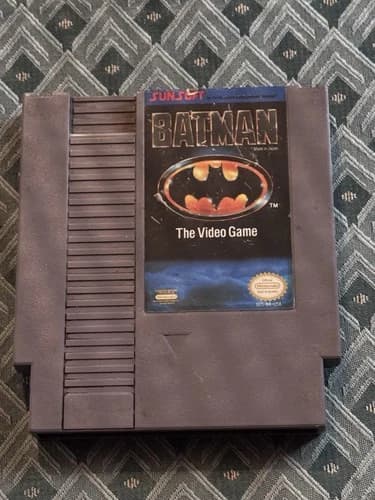 Sunsoft Batman: The Video Game Nintendo NES Cartridge 1989/ tested