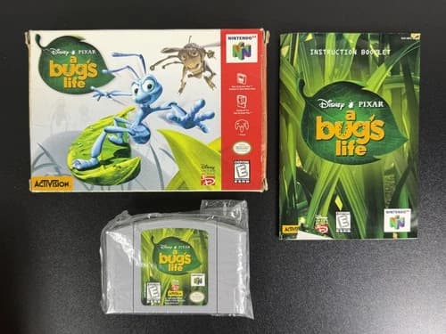 Disney Pixar A Bug's Life - Nintendo 64 N64 Game Complete in Box CIB - Tested