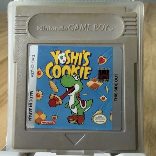 Yoshi's Cookie Nintendo Game Boy 1993 Authentic Tested Game Cartridge Only