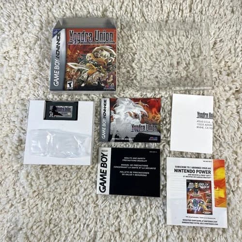 Yggdra Union: We'll Never Fight Alone (Nintendo Game Boy Advance, 2006) GBA CIB